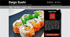 Desktop Screenshot of daigosushi.com